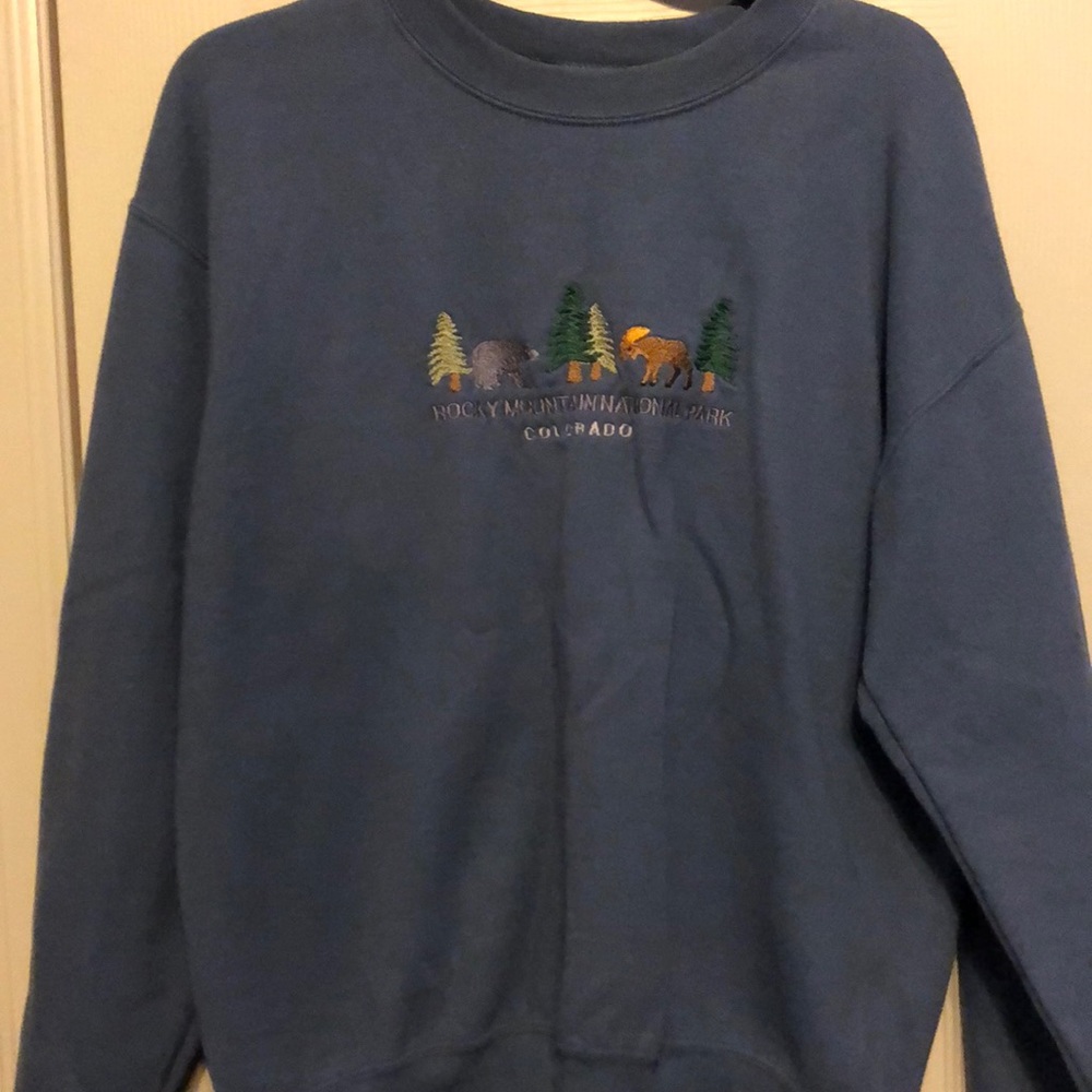 VINTAGE Rocky Mountain National Park hoodie size M